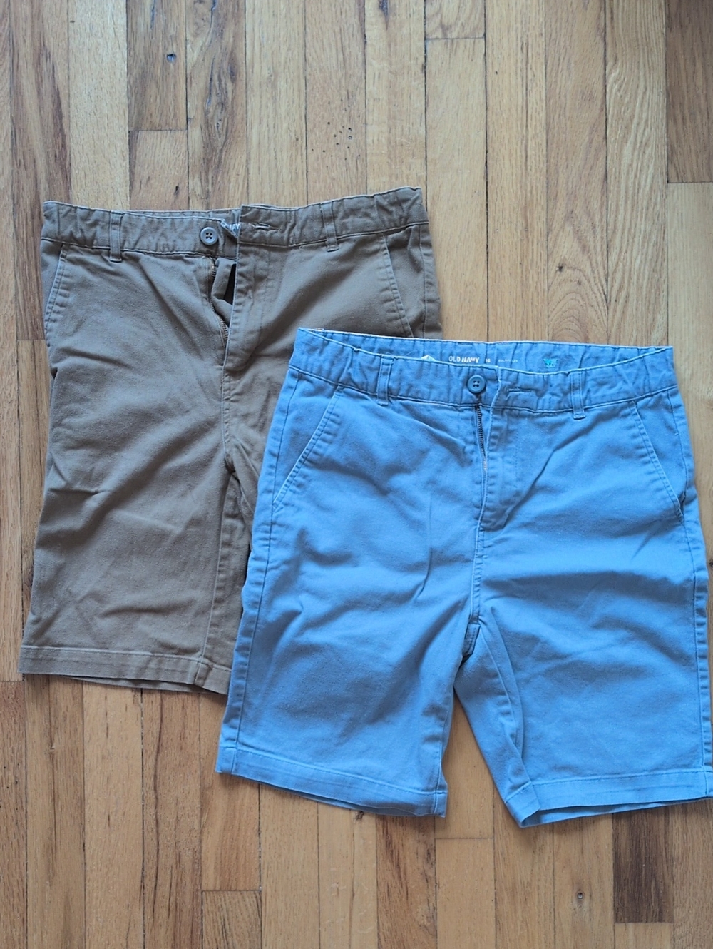 Old Navy 2 Pair Kids Flat-Front Chino Shorts